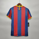 Camisa Barcelona Retrô 2010/2011 Azul e Grená  Nike