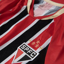 Camisa São Paulo I 24/25 New Balance  Vermelha e preta