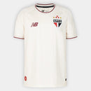 Camisa São Paulo Comemorativa 2026/27 Torcedor New Balance - Off White+Vinho