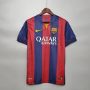 Camisa Barcelona Retrô 2014/2015 Azul e Grená  Nike