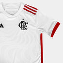 Camisa Feminina Flamengo Away II 24/25  Branco