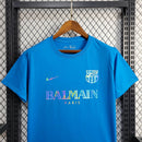 Camisa Barcelona x Balmain 24/25 s/n° Torcedor   Azul