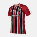 Camisa São Paulo I 24/25 New Balance  Vermelha e preta