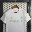 Camisa Edição Especial Balmain Real Madrid 23/24 Adidas  Branco Refletivo