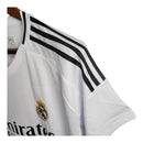Camisa Real Madrid I 24/25  Torcedor Adidas   Branca com detalhes em preto