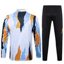 Conjunto Agasalho Treino Real Madrid 24/25 - Branco