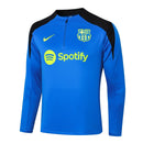 Conjunto Agasalho Treino Barcelona 24/25 - Azul