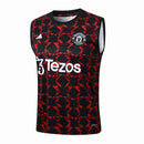 Conjunto Manchester United Treino Regata 24/25 - Vermelho e Preto
