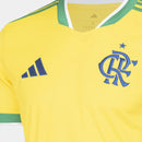 Camisa Masculina Flamengo Brasil Adidas 2026 - Amarelo+Verde