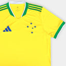 Camisa Masculina Cruzeiro Brasil Adidas 2026 - Amarelo+Verde