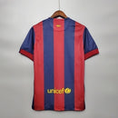 Camisa Barcelona Retrô 2014/2015 Azul e Grená  Nike