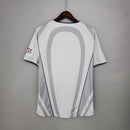 Camisa PSG Retrô 2001/2002 Branca e Cinza  Nike