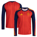 Jersey Seleção Espanha 2026 Manga Longa - Vermelha