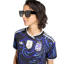Jersey Seleção Argentina 2026 Torcedora Feminina - Preta
