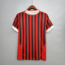 Camisa Milan Retrô 2011/2012 Vermelha e Preta  Adidas